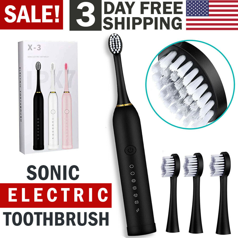 Rechargeable Electric Toothbrush Heads Brush  Toothbrushes For Adults And Kids