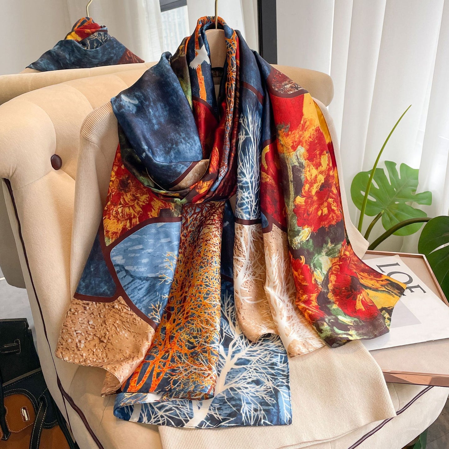 Women's Thin Cape Beach Scarf