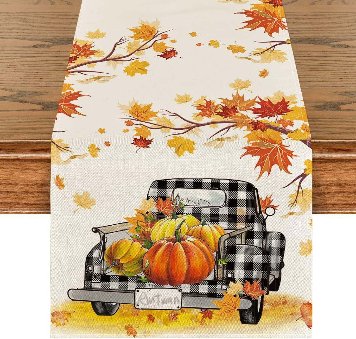 Autumn Thanksgiving Atmosphere Decorative Table Cloth