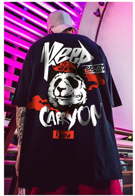 WLS Panda On Streetwear T-Shirt