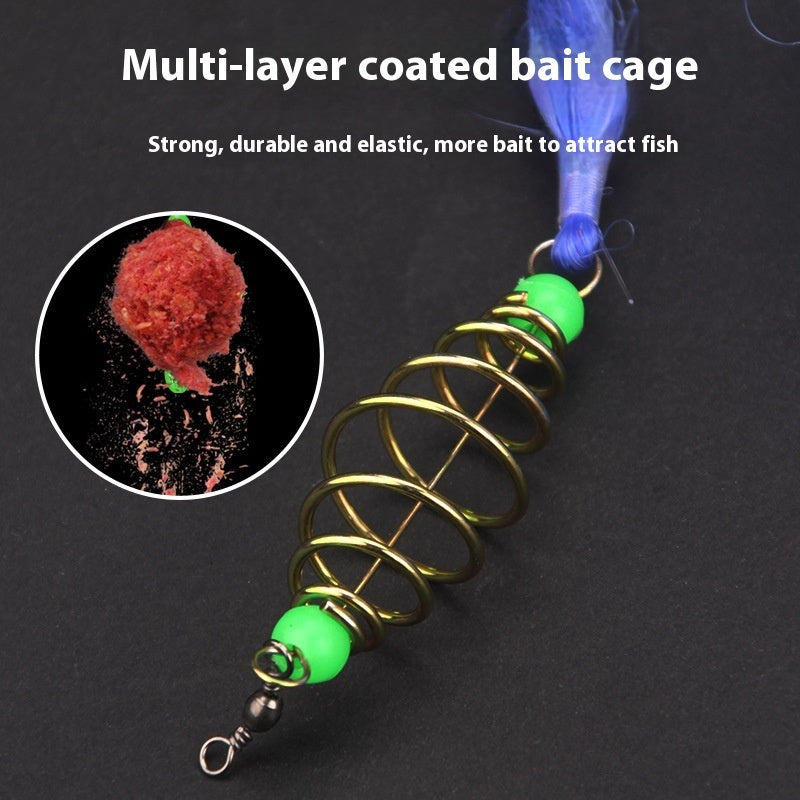 Hand Sprinkle Exlosive Hook Spring Bait Fishing Net Sticky Fish Simple