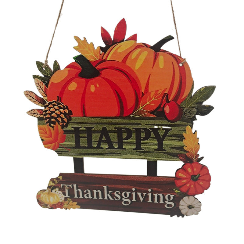 Thanksgiving Wooden Fall Signs Table Decorations Harvest Party Fall Table Centerpieces Autumn Wood Ornaments For Dining Table