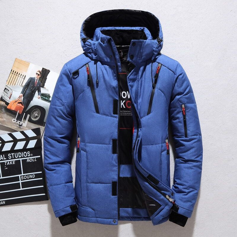 Men's Warm Thickening Exercise Cotton-padded Jacket Ski Pants